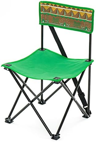 Anna Climbing Chair Outdoor Casual Folding Chair Beach Chair Fishing Chair Director Canvas Chair Comfortable Rest Chair Green ( Size : Pack of 3 )