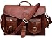 Produktbild Echtes Leder Messenger Bag voller Klappe Laptop-Tasche Eco-Friendly Leder Cross-Body Bag