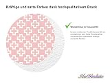 I-love-Wandtattoo WAS-10090 Kinderzimmer Wandsticker Set „Kreise mit Muster für Mädchen“ 25 Stück zum Kleben Wandtattoo Wandaufkleber Sticker Wanddeko - 2