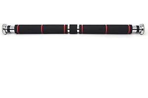 KF-PREMIUM KF PREMIUM Adjustable Doorway Pull-Up Bar – Sturdy Home Gym Exercise Equipment for Upper Body Workouts | Multi-Functional Fitness for Chin-Ups, Push-Ups, Dips| Easy to Install, Unisex