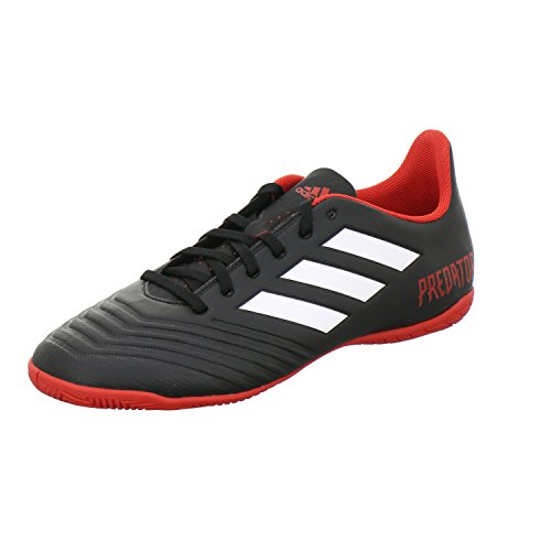 adidas Predator Tango 18.4 in, Chaussures de Futsal Homme, Noir (Negbás/Ftwbla/Rojo 001), 43 1/3 EU
