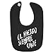 Price comparison product image Aliens El Riesgo Siempre Vive Private Vasquez Baby and Toddler Velcro Close Bib Black