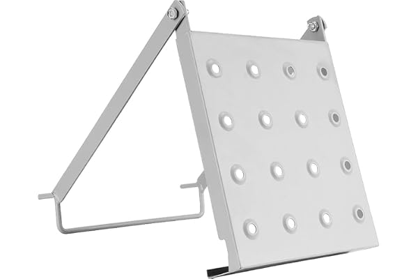 WORHAN Étagère de travail pliable stable pour échelle Accessoires d'échelle en acier galvanisé LSH30
