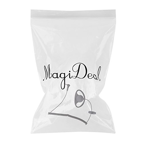 MagiDeal-Professional-D-Shape-1-Pin-Earphone-Earpiece-Only-Listen-35mm-Jack-Earhook-For-Two-Way-Radio