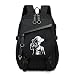 Produktbild MOGUU Laptop Rucksack Business Travel Schule Universität Schultasche Wasserdichte Rucksack Mehrere Fach Usb Jack Rucksack, Strohhut Charakter Backpacks