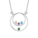 ❤ Materialien der Halskette: 925 Sterling Silber, 5A Zirkonia