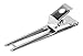 Professional Hairdresser's Double Prong Curl Clips (x 100)