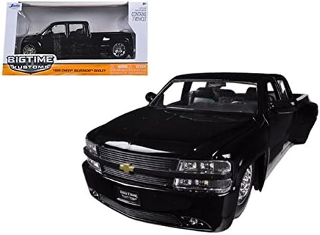 JADA TOYS JADA90145BK CHEVY SILVERADO 1999 BLACK 1:24 MODELLINO DIE CAST MODEL