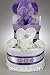 Unisex Baby Boy Girl Two Tier Nappy Cake with Baby Elephant New Born Baby Shower Gift