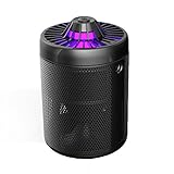 [Ventilador de succión de 360   grados]: los mosquitos que vuelan en cualquier dirección serán succionados hacia la bandeja del gusano. Succión del ventilador vertical incorporada, sin ruido, para que pueda crear un ambiente de sueño confortable.
