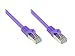 Produktbild Good Connections Cat.5e Ethernet LAN Patchkabel mit Rastnasenschutz RNS, SF/UTP, 100MHz, Gigabit-fähig (10/100/1000-Base-T Ethernet Netzwerke) - z.B. für Patchpanel, Switch, Router, Modem - violett, 0,15m