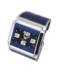 Jean Patrick Damen-Armbanduhr Analog Edelstahl blau 770531