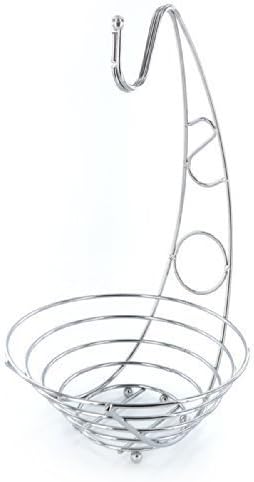 New Designer Chrome Fruit Vegetable Basket Banana Tree Hanger Hook Storage Bowl Shopmonk