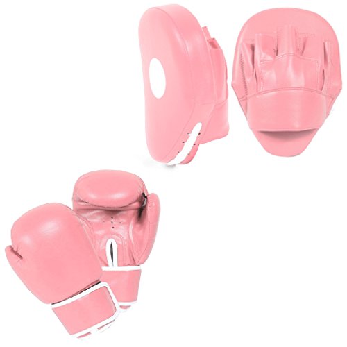 pink boxing pads