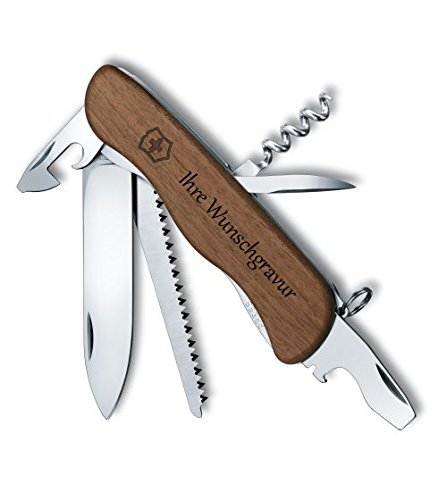 Preisvergleich Produktbild Victorinox Forester Wood mit persönlicher Gravur am Griff