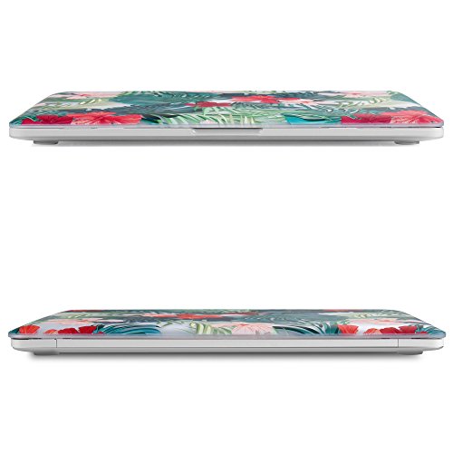 iDOO MacBook Schutzhülle / Hard Case Cover Laptop Hülle [Für 2016 MacBook Pro 15 Zoll mit Touch Bar: A1707] – matt, Tropische Palmen - 5