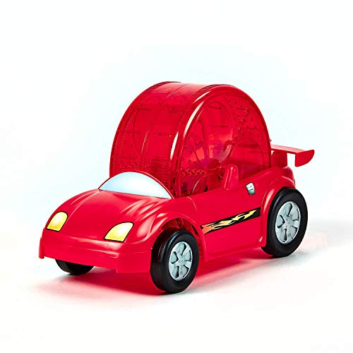 Super Pet El Critter Cruiser de Kaytee es un Juguete para Que hámsteres, Ratones, jerbos y Otros Animales pequeños realicen Ejercicio de Manera interactiva (los Colores Pueden Variar).