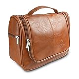 KOMPAKT & EINFACH ZU TRANSPORTIEREN: Um unseren Kulturbeutel zum Aufhängen noch einfacher zu machen, verwenden wir einen robusten, aber weichen Griff zusammen mit einer Packtasche, mit der Sie sie einfach packen und auf allen Ihren Outdoor-Touren, Road Trips, Urlaub, ins Büro oder in Ihr Badezimmer mitnehmen können, um Ihre Toilettenartikel organisiert aufzubewahren.