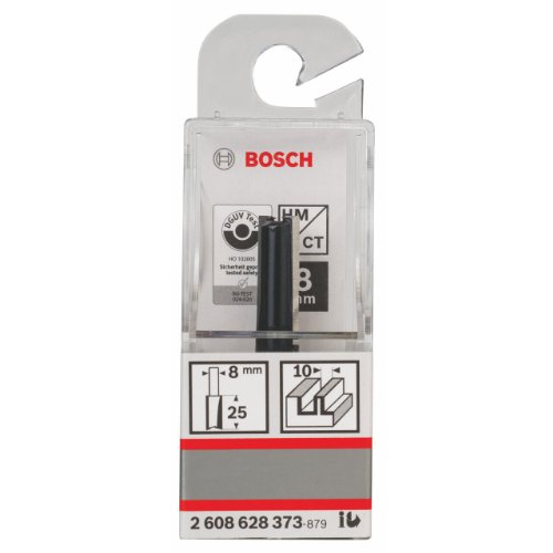 Bosch Zubehör 2 608 628 373 Nutfräser 8 mm, D1 10 mm, L 25,4 mm, G 56 mm - 2