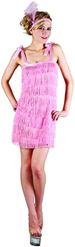 (LL) (PTK) (420953) Adult Showtime Flapper Girl - Pink Costume (Small)
