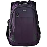 Relaxion Bat Backpack Modern Design Multi-Pane Purple 2227