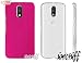 For Motorola Moto G 4th Gen Plus [COMBO OFFER]: Unistuff™ Matte Finish Hard Shell Ultra Thin Bumper Back Case Cover for Motorola Moto G 4th Gen / Moto G4 / Moto G Plus, 4th Gen / Moto G4 Plus (Pink, Transparent) RS.299.00