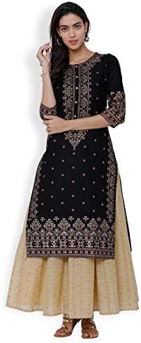 Folklore Women's Straight Kurta