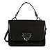 Produktbild Damen Taschen URSING Elegante Umhängetasche aus Leder/ Mode Arbeit Büro Clutch Crossbody/ Freizeit Gurt Handtasche/ Beste Kleine Schultertasche/ Damentasche Damenhandtasche Citytasche Kuriertaschen (Schwarz)