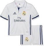 uniformes real madrid 2019 dream league soccer . adidas Real Madrid CF 2015/16 H Mini Conjunto Jugador, niño, Blanco/Morado, 2-3 años