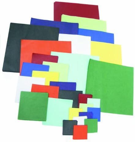 Scola Bumper Tissue Paper Bag, Square Shaped, 4,600 Sheets, 10 Bright Colors, Perfect for Schools, Craft, Decorative Paper, Ideal for Hobbyists and Professional Crafters, Adults and Kids