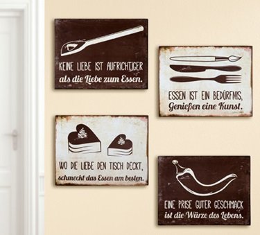 Wo Die Liebe Den Tisch Deckt Schmeck Spruch Wandtattoode