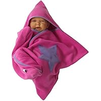 star fleece baby wrap stern schlafsack pucktuch swaddle