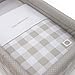 Cambrass Crib X Wood (46 x 78 cm, Bebe Grey/ Natural)