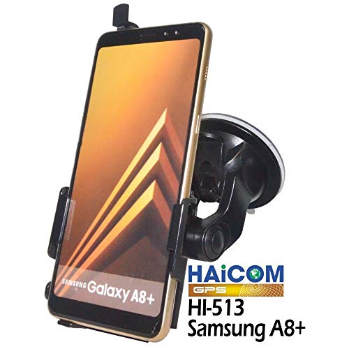 Preisvergleich Produktbild Haicom Halterschale für Samsung Galaxy A8+ (2018) - Hi-513 - schwarz