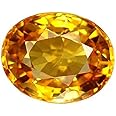 S KUMAR GEMS & JEWELS Certified Natural 3.25/5.25/8.25/9.25 Ratti Yellow Sapphire Stone (Pokhraj Stone/Pukhraj Stone) for Men and Women