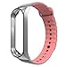 Produktbild Armband Ersatz für Xiaomi Mi Band 3, MuSheng Bunte Sport Soft Silikon Armband Smartwatch Band Straps für Xiaomi 3 Armband Zubehör (Rosa)