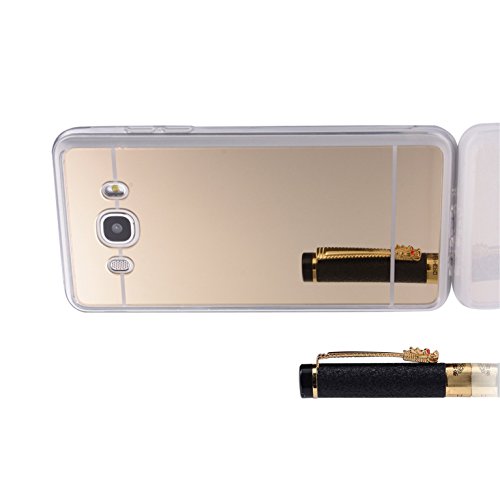 LXHGrowH Funda Samsung Galaxy J5 2016 Ultra Delgada Carcasa con Espejo para Samsung Galaxy J5 2016 J510FN Cover Silicona TPU Protectora Oro reviews LXHGrowH Funda Samsung Galaxy J5 2016 Ultra Delgada Carcasa con Espejo para Samsung Galaxy J5 2016 J510FN Cover Silicona TPU Protectora Oro