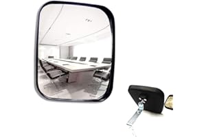 HUOCAI Verkehrsspiegel Weitwinkel Sicherheit Convex Familie Auffahrt Garage Krankenhaus Parkplatz Verkehrssicherheit Single Dot Spiegel, Innen und Außen,16 * 19cm (16 * 19CM)