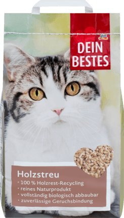 Preisvergleich Produktbild Dein Bestes Katzenstreu, Holzstreu, 10 l