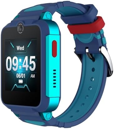 TCL MOVETIME Family Watch 2 - Smartwatch 4G per bambini, GPS, videochiamate, monitoraggio dell'attività fisica, blu