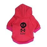 YiJee-Animale-Domestico-Vestiti-Cane-Felpa-con-Cappuccio-Manica-Corta-Modello-del-Cranio-Rosso-XS