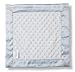 SwaddleDesigns Baby Lovie, Plush Dots Security Blanket with Pastel Blue Satin Trim
