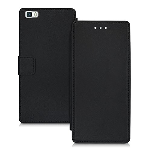 kwmobile Funda-Cartera Fina para Huawei P8 Lite 2015 - Piel sint tica Funda Tipo Flip Compartimento para Tarjetas Funda con im n en Negro reviews kwmobile Funda-Cartera Fina para Huawei P8 Lite 2015 - Piel sint tica Funda Tipo Flip Compartimento para Tarjetas Funda con im n en Negro