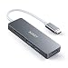 Produktbild AUKEY USB C HUB HDMI 4K, 2 USB 3.0 Ports, 2 SD Kartenleser Aluminium 5 in 1 USB Typ C Adapter mit LED Erinnerung für MacBook Pro 2017, Google Chromebook Pixel, Huawei MateBook, Samsung S8 usw.