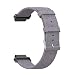 Produktbild Armband für Garmin Forerunner 220 230 235 630 620 735 20mm, Smartwatch Zubehör Nylon Ersatzarmband Armbänder Smartwatch für Männer Frauen (Grau)