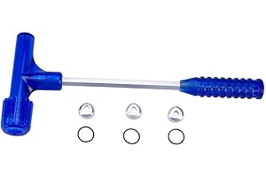 siduytin Martillo extractor de balas de impacto con tres juegos de herramientas de mano, agarre cómodo, equipo de taller de reparación profesional para el hogar, Azul