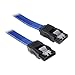 Price comparison product image BitFenix SATA III Kabel (30 cm, sleeved) blau/schwarz
