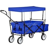 Mehrzweck-Outdoor-Trolley - Tragfähigkeit von bis zu 70 kg, Ideal für Gärten, Camping, Wiesen, Strände, Einkaufsmöglichkeiten usw.