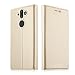 Produktbild Nokia 8 Sirocco Hülle, Stilvoller Brieftasche Handyhülle, GOGME multifunktionalen Schutzhülle, Einschubfächer für Karten, Flip Bracket Funktion Senior PU-Leder Brieftasche Telefon-Kasten. goldene