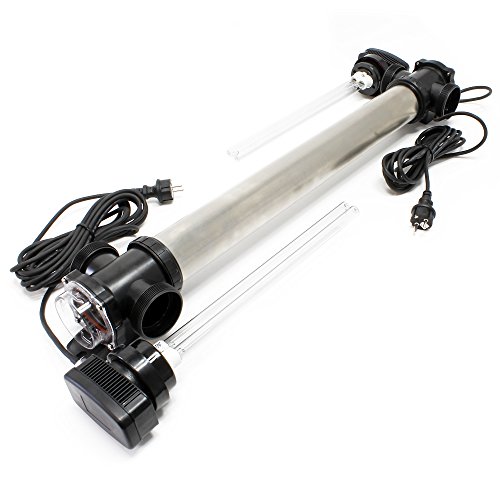 SunSun CUV-772 Edelstahl Teichklärer Wasserklärer Lichtfilter 72W - 6